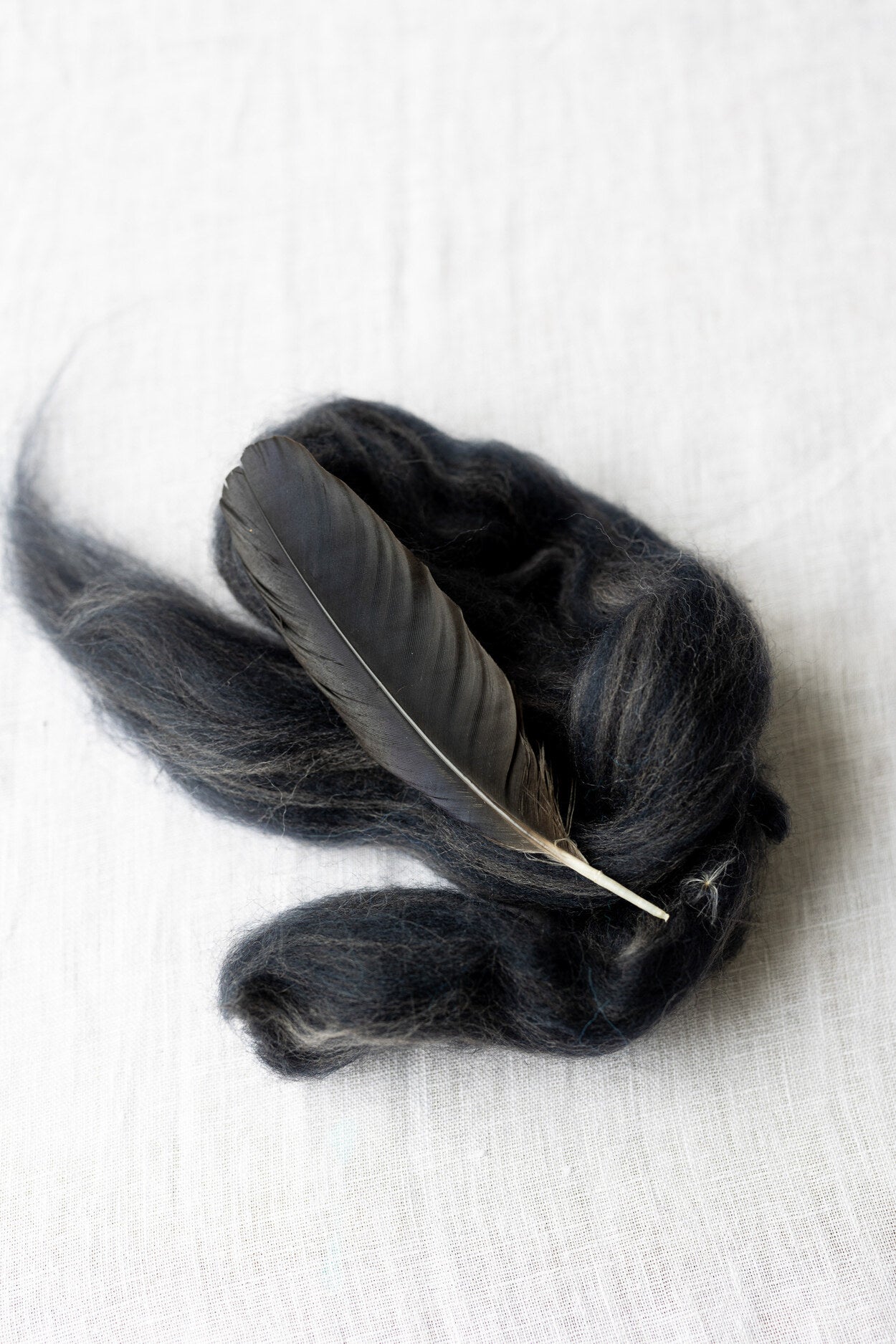 Wool Yarn in Crow