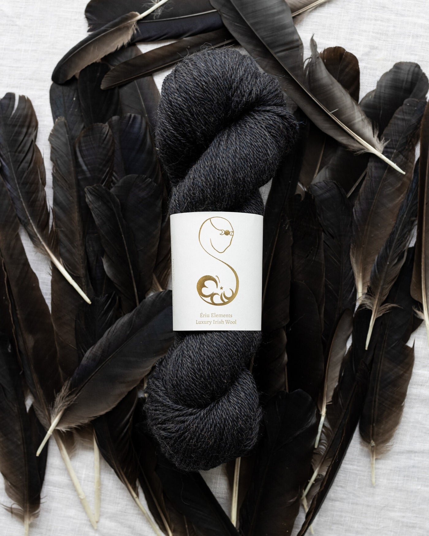 Wool Yarn in Crow