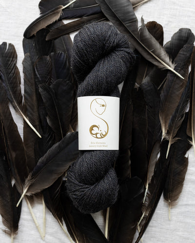 Wool Yarn in Crow