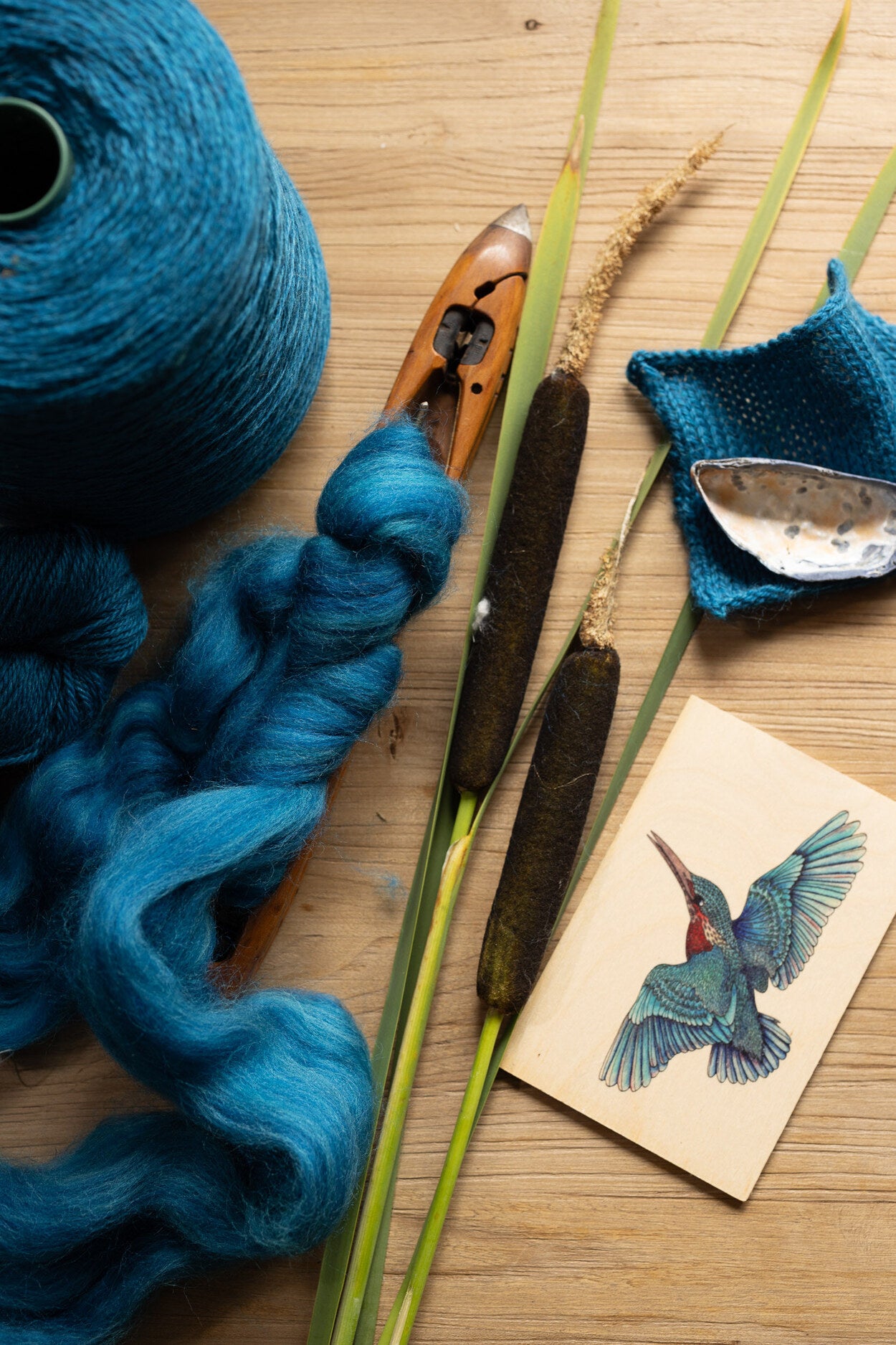 Wool Yarn in Kingfisher