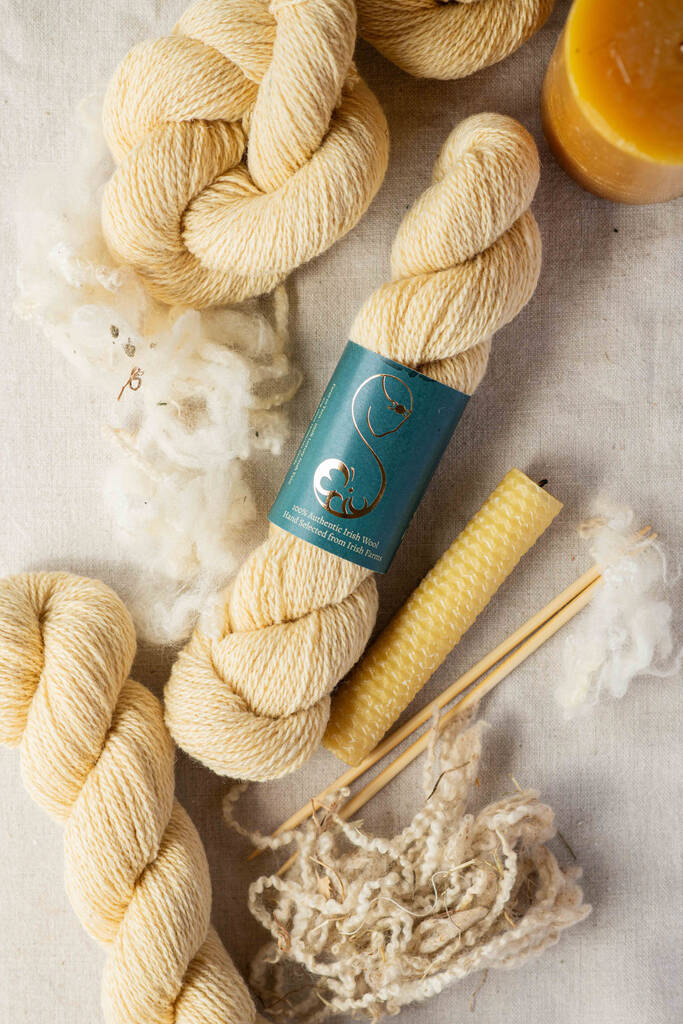 Wool Yarn in Honeybee