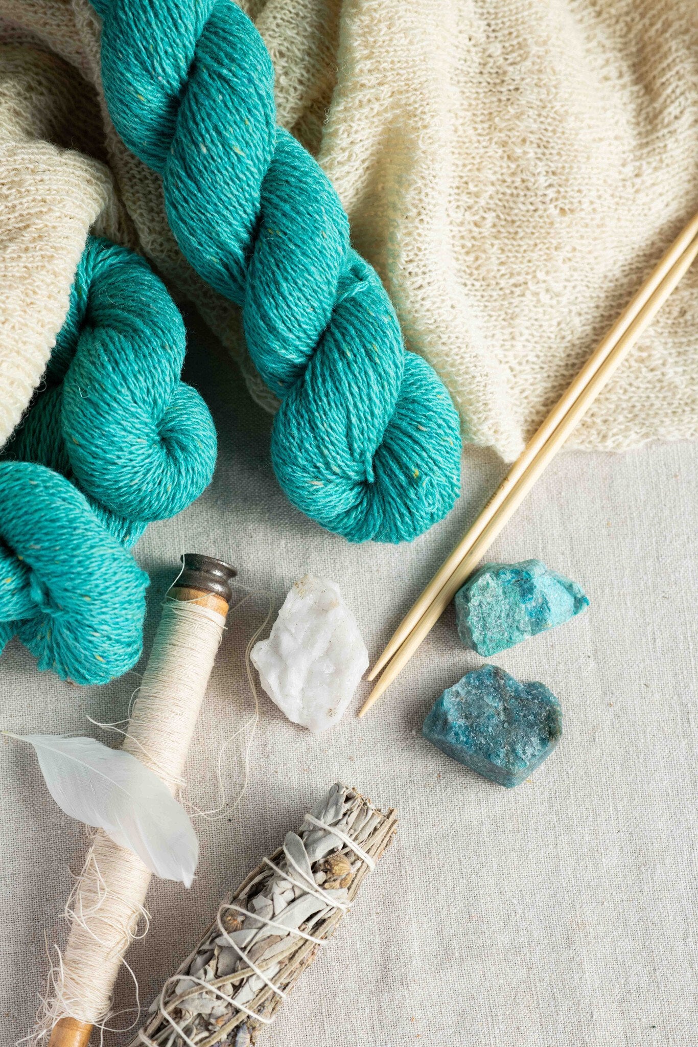 Wool Yarn in Mermaid