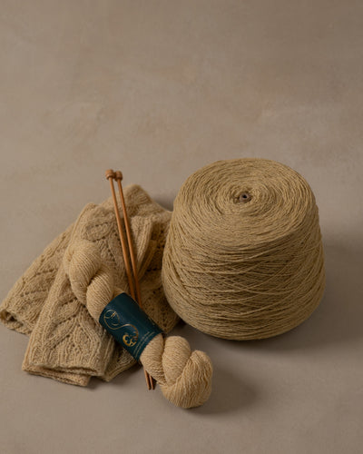 Wool Yarn Cone in Honeybee